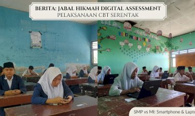 Digitalisasi Pendidikan: SMP Islam dan MI Jabal Hikmah Laksanakan Asesmen Sumatif Akhir Jenjang Berbasis CBT