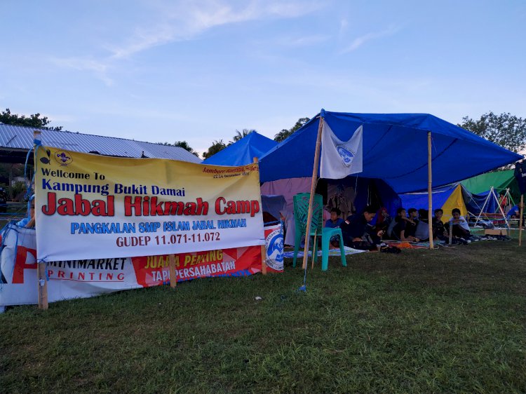 SMP Islam Jabal Hikmah mengikuti Jambore Ranting Sakra 2019