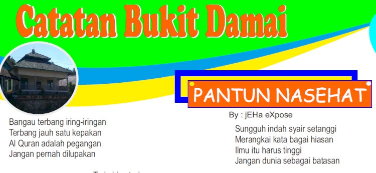 Pantun Nasihat (Tablodi Edisi 33)
