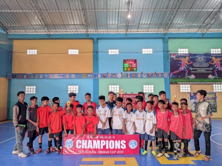 Laga Final Futsal Jabal Hikmah Cup 2022 telah berakhir, inilah pemenangnya